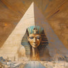 The Sphinx And Pyramids - Contemporary Digital Art Of Egypt - Life Size Posters