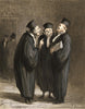 Three Judges - Honore Daumier - Lawyer Legal Office Art Painting - Life Size Posters