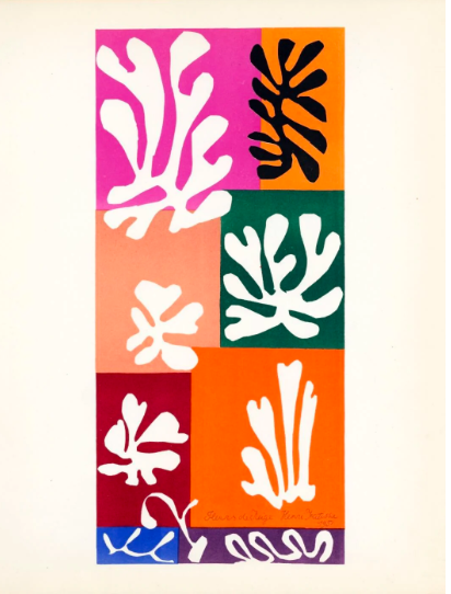 Snow Flowers (Fleurs De Neige) – Henri Matisse Painting Canvas Print Rolled • 14x18 inches(On Sale - 25% OFF)