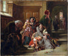 Waiting For The Verdict - Abraham Solomon  - Lawyer Legal Office Art Painting - Large Art Prints