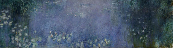 Waterlilies Morning - Claude Monet Painting - Art Prints