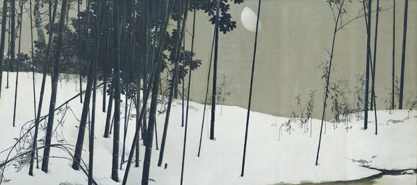 Winter Moon - Konoshima Okoku - Japanese Masters Painting - Art Prints