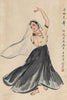 Untitled - Sketch Of A Woman Dancing - Art Prints