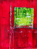 Red Green Abstract - Canvas Prints