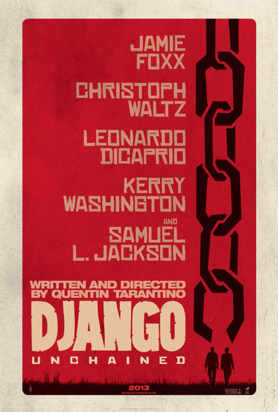 Django Unchained Movie Promotional Artwork - Framed Prints