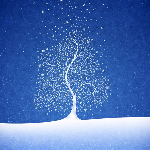 Tree & Snowflakes - Framed Prints