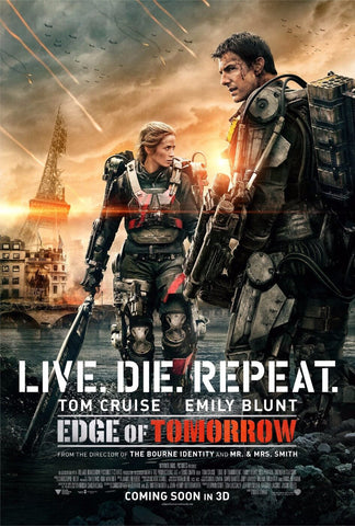 Edge of Tomorrow Movie Promotional Artwork - Canvas Prints