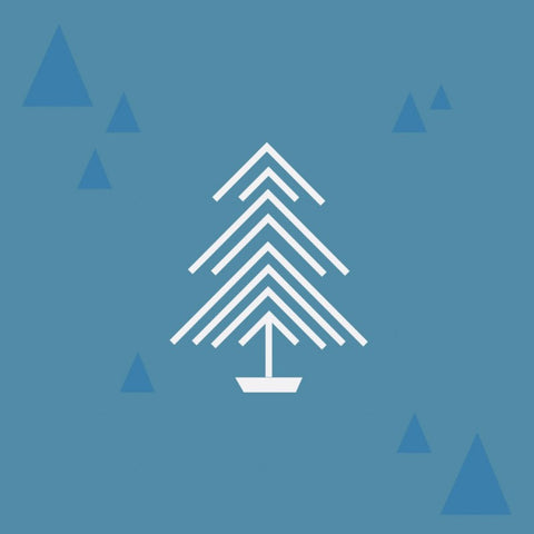 Minimalist Christmas Tree - Art Prints