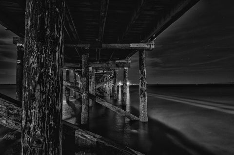 Below The Pier - Large Art Prints by Lone Tree Photography