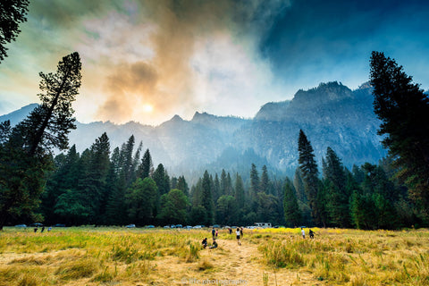 Smoke On Yosemite - Framed Prints by Khanh Le