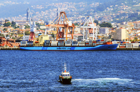 The Container Habor In Vigo, Spain - Life Size Posters by Loethen