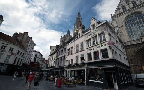 Old Citycentrum Antwerp - Canvas Prints