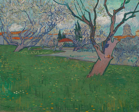 Orchards in Blossom View of Arles - Framed Prints by Vincent Van Gogh