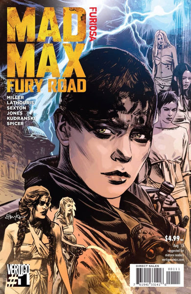 Mad Max: Fury Road Comic Book Cover Artwork - Canvas Prints