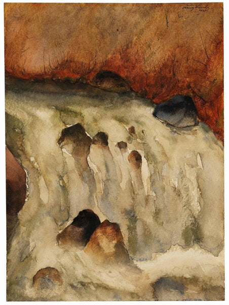 Wasserfall,1925 - Franz Lenk - Canvas Prints