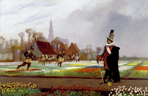 The Tulip Folly - Posters by jean Leon Gerome