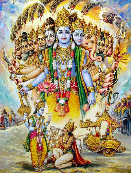 Lord Krishna's Vishvarupa (Virata Rupa) - Posters