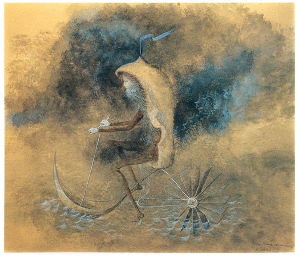 Water Locomotion (Locomoción acuática) – Remedios Varo – Surrealist Painting - Posters