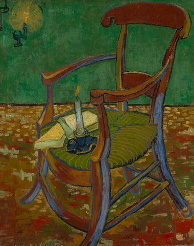 Gauguins Chair - Large Art Prints by Vincent Van Gogh