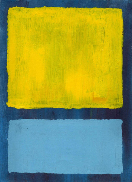 Yellow and Blue 1954  - Mark Rothko - Color Field Painting - Large Art Prints