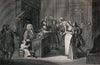 A Courtroom Scene With A Judge, A Pregnant Woman And A Guilty Looking Man - Thomas Cook - Legal Art Illustration Engraving - Posters