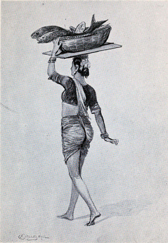 A Koli (Fisher) Woman - M V Dhurandhar - Indian Masters Artwork - Life Size Posters by M. V. Dhurandhar