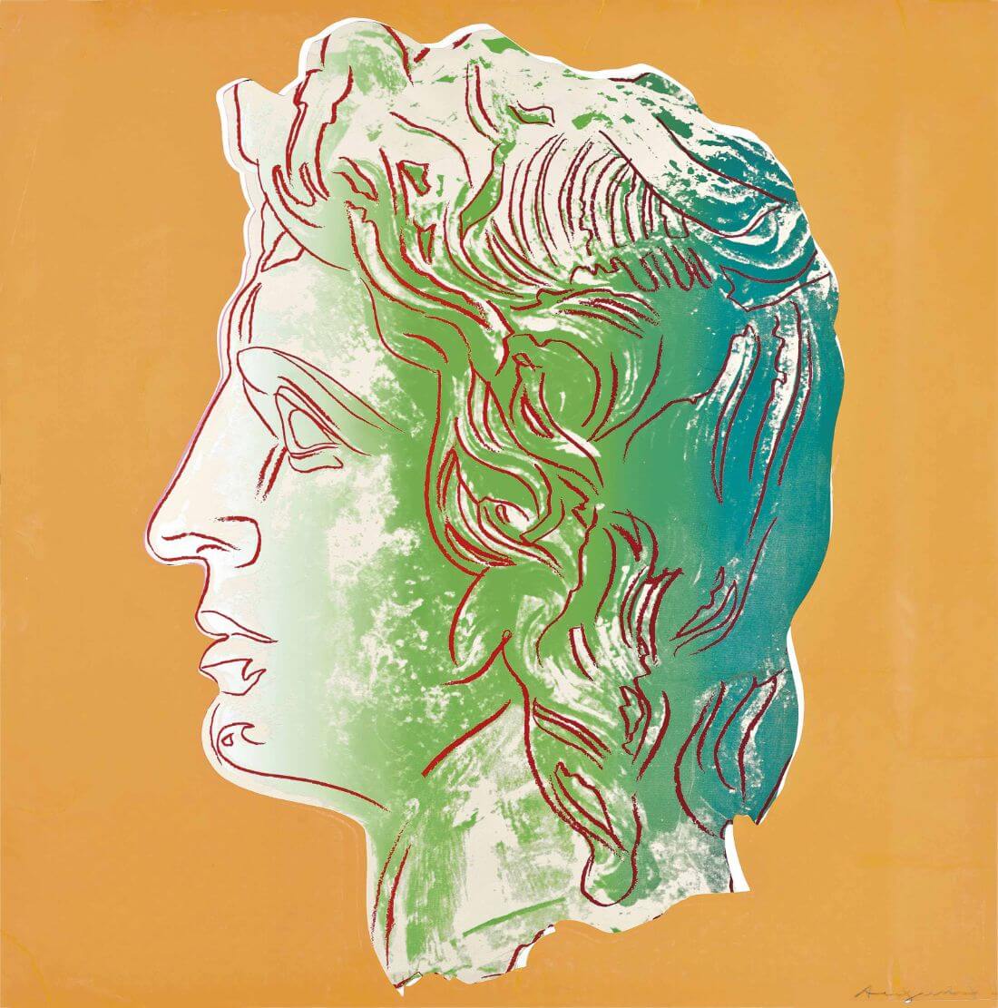 Alexander The Great - Yellow - Andy Warhol - Pop Art Painting by Andy ...