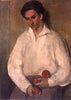 Indian Art - Amrita Sher-Gil - Young Man With Apples - Framed Prints