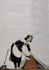 Sweep It Under The Carpet Maid – Banksy – Pop Art Painting - Art Prints