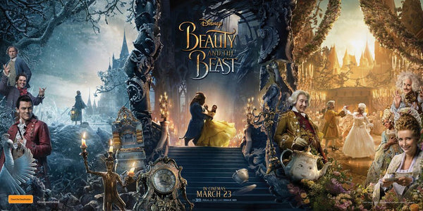 Beauty And The Beast - Live Action - Hollywood English Movie Poster - Art Prints