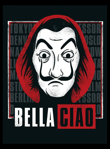 Bella Ciao - Money Heist - Netflix TV Show Poster Fan Art - Art Prints