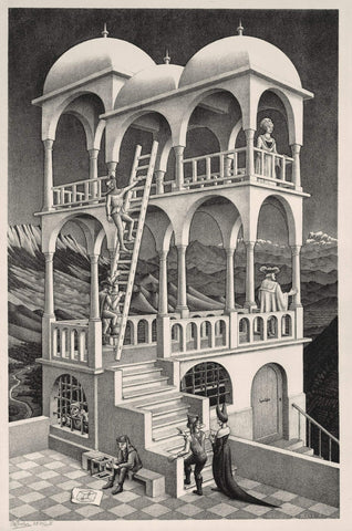 Belvedere - M C Escher - Life Size Posters