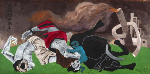 Bhopal - M F Husain - Painting by M F Husain