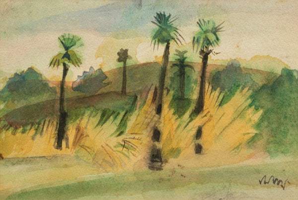 Birbhum Landscape - Benode Behari Mukherjee - Bengal School Indian Art Painting - Life Size Posters