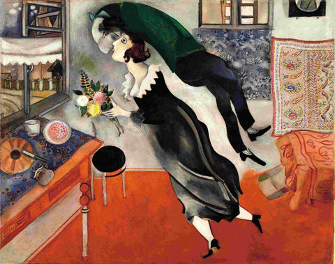 Birthday - Large Art Prints by Marc Chagall