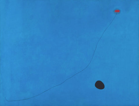 Bleu Blue 3 - Joan Miro - Canvas Prints