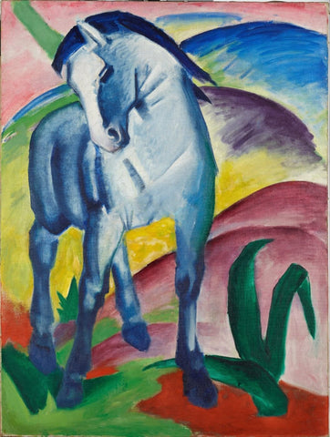 Blue Horse by Franz Marc