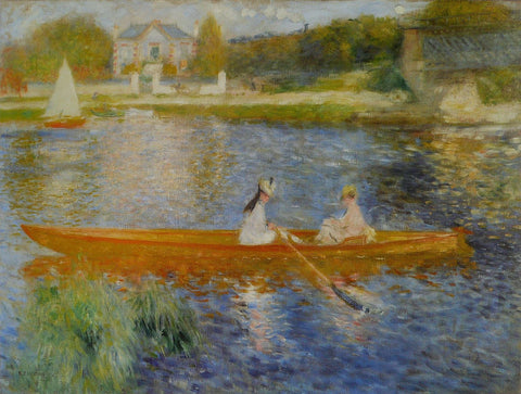 Boating On The Seine - Large Art Prints by Pierre-Auguste Renoir