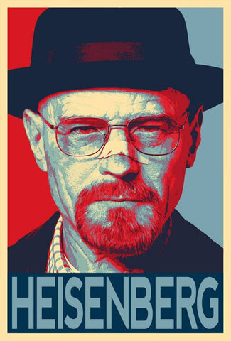 Breaking Bad - Bryan Cranston - Heisenberg - TV Show Poster 3 - Posters by Tallenge