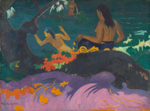 By the Sea - Large Art Prints by Paul Gauguin