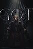 Cersie Lannister- Iron Throne - Art From Game Of Thrones - Posters