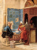 Chess Game - Ludwig Deutsch - Orientalism Art Painting - Framed Prints