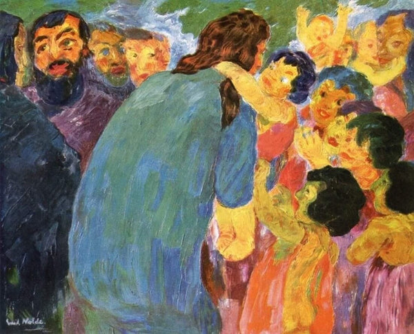 Christ Among the Children (Christus unter den Kindern), 1910 - Art Prints