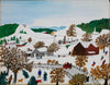 Christmas - Grandma Moses (Anna Mary Robertson) - Folk Art Painting - Large Art Prints