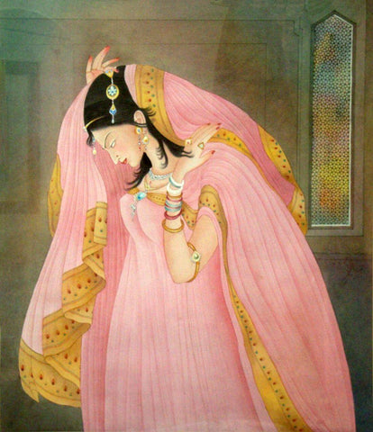 Tikkas - Abdur Rahman Chugtai - Canvas Prints by Abdur Rahman Chughtai
