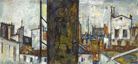 Cityscape - Sayed Haider Raza - Early Works - Large Art Prints