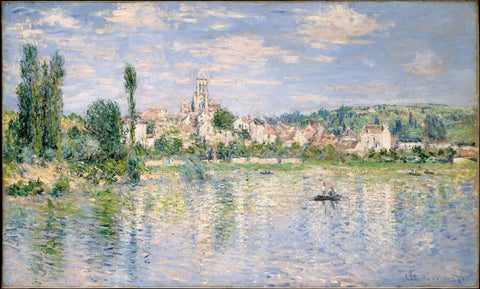 Vetheuil In Summer (Vétheuil en été) – Claude Monet Painting – Impressionist Art - Framed Prints