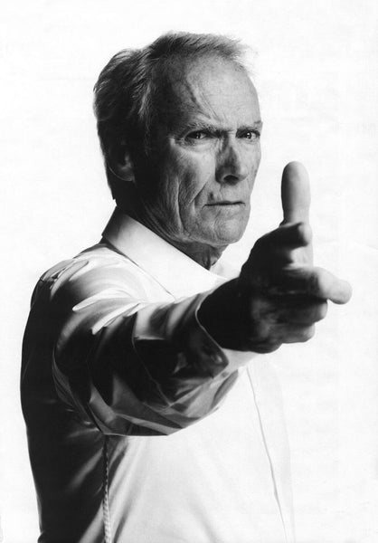 Clint Eastwood - Hollywood Western Movies Legend - Canvas Prints