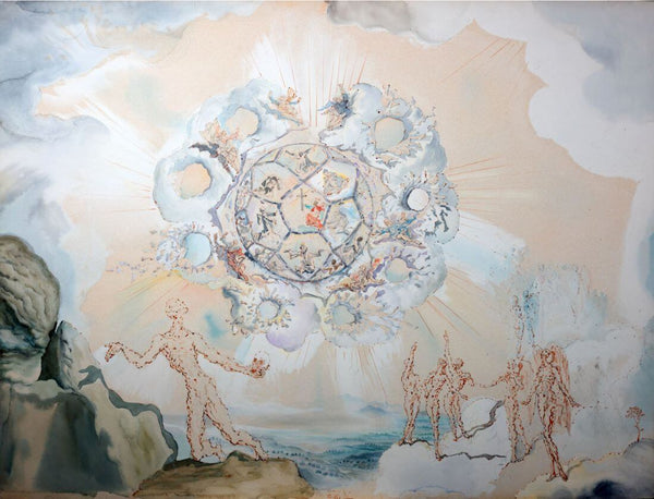 Cosmic contemplation - Salvador Dali - Surrealist Painting - Life Size Posters