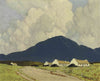 Cottages In Connemara - Paul Henry RHA - Irish Master - Landscape Painting - Life Size Posters
